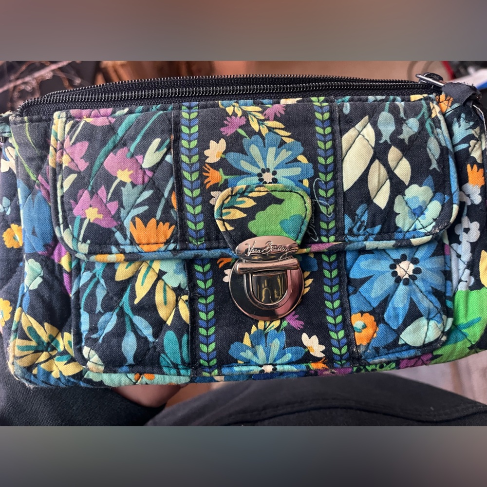 Vera Bradley Multicolor Floral Quilted Clutch